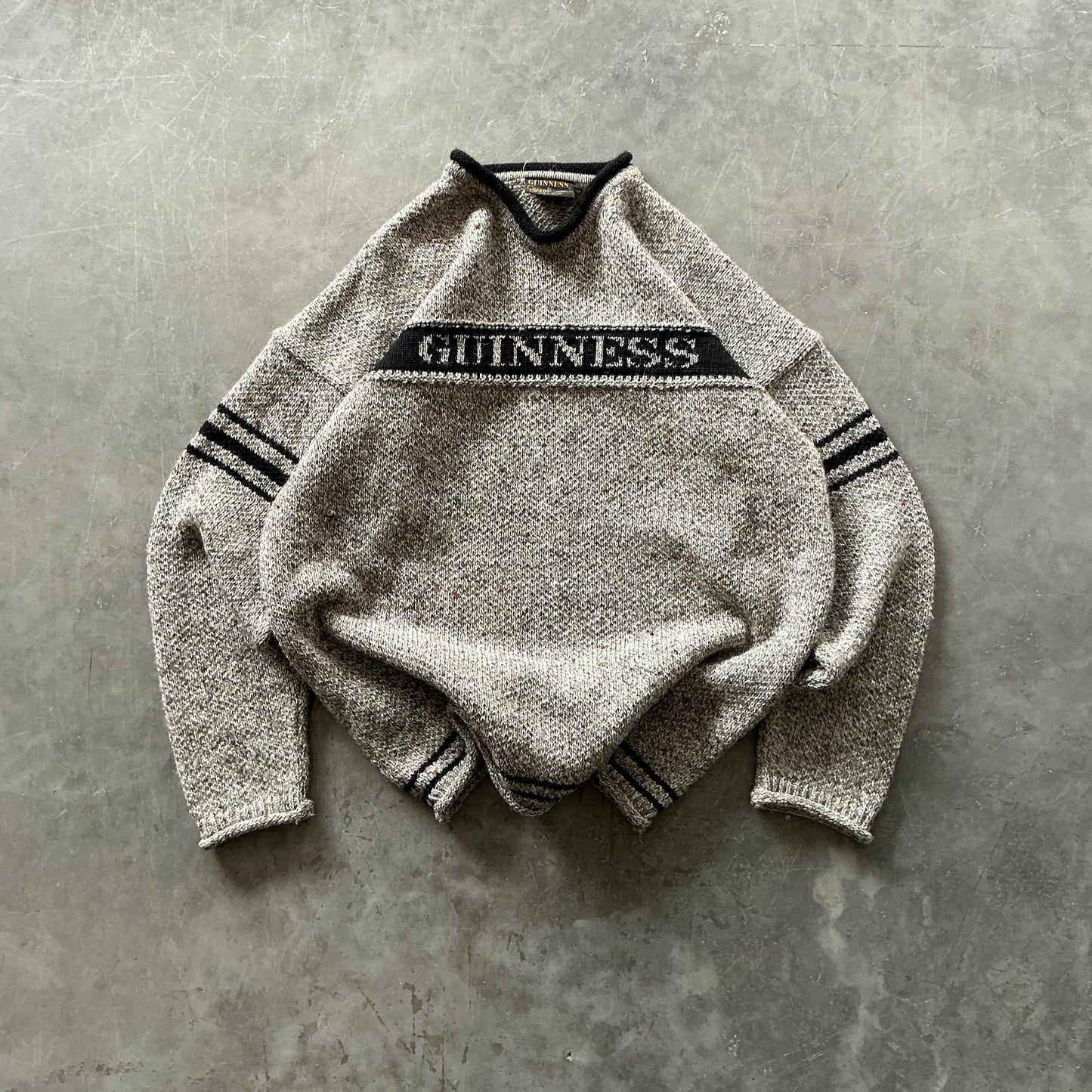 1980’s Rare Guinness Carraig Donn Geansaí Size XL