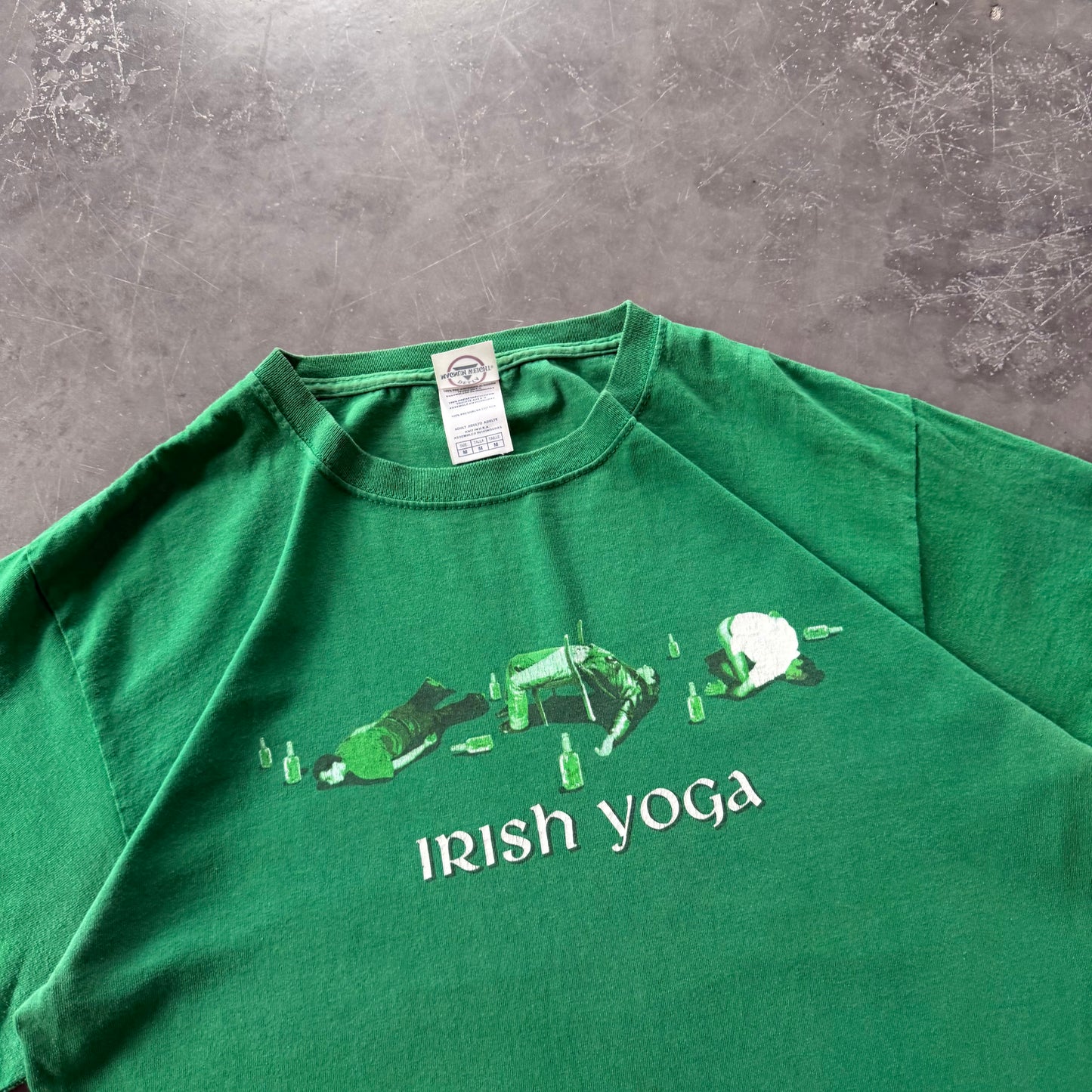 Vintage Irish Yoga Tee Size Medium