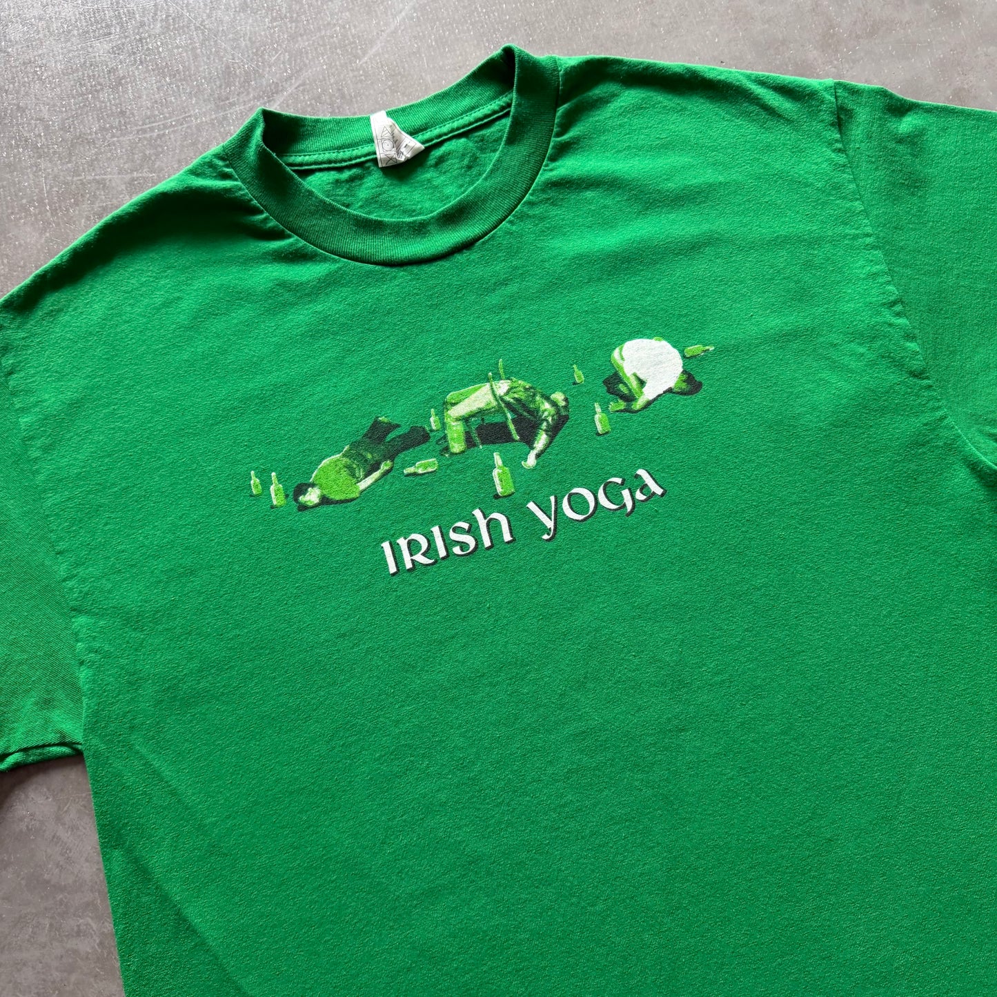 Vintage Irish Yoga Tee Size Large