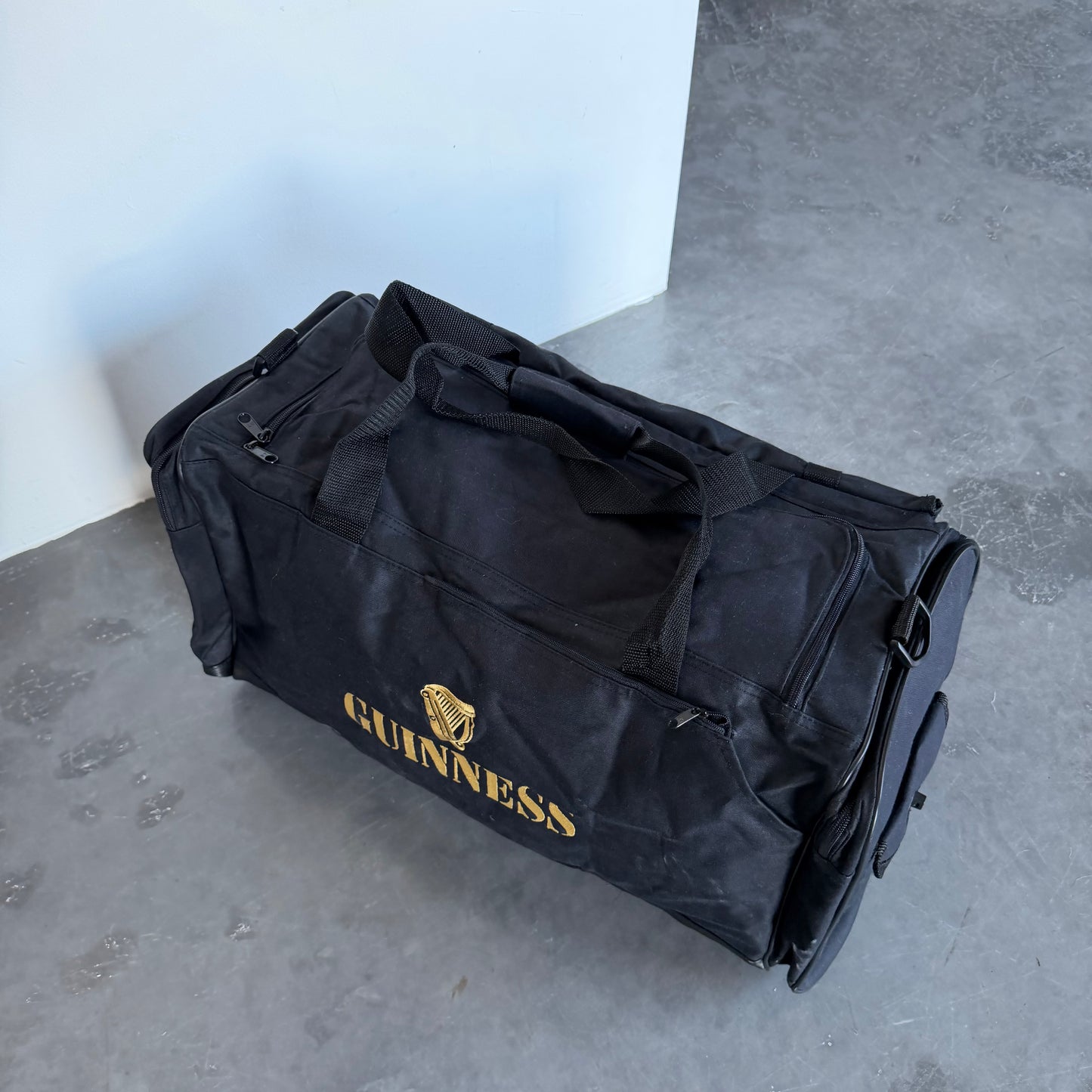 90’s Embroidered Guinness Duffel Bag