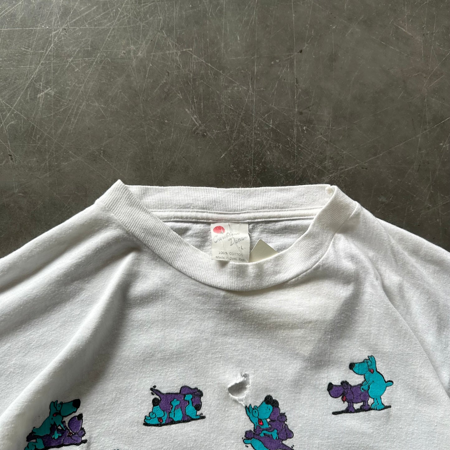 90’s Graphic Dog Tee Size L