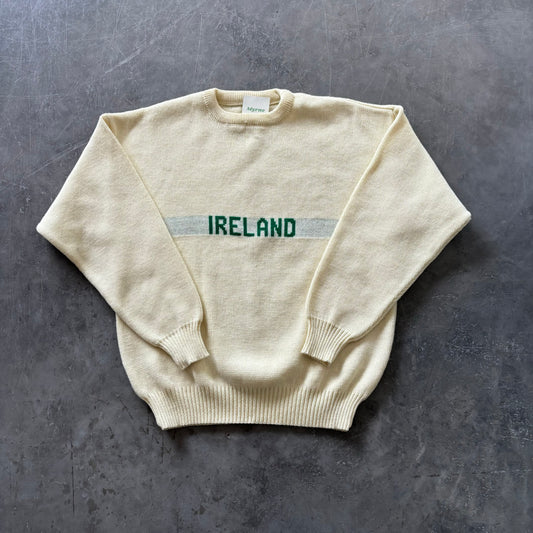 1980's Vintage Ireland Knit Sweater Size L