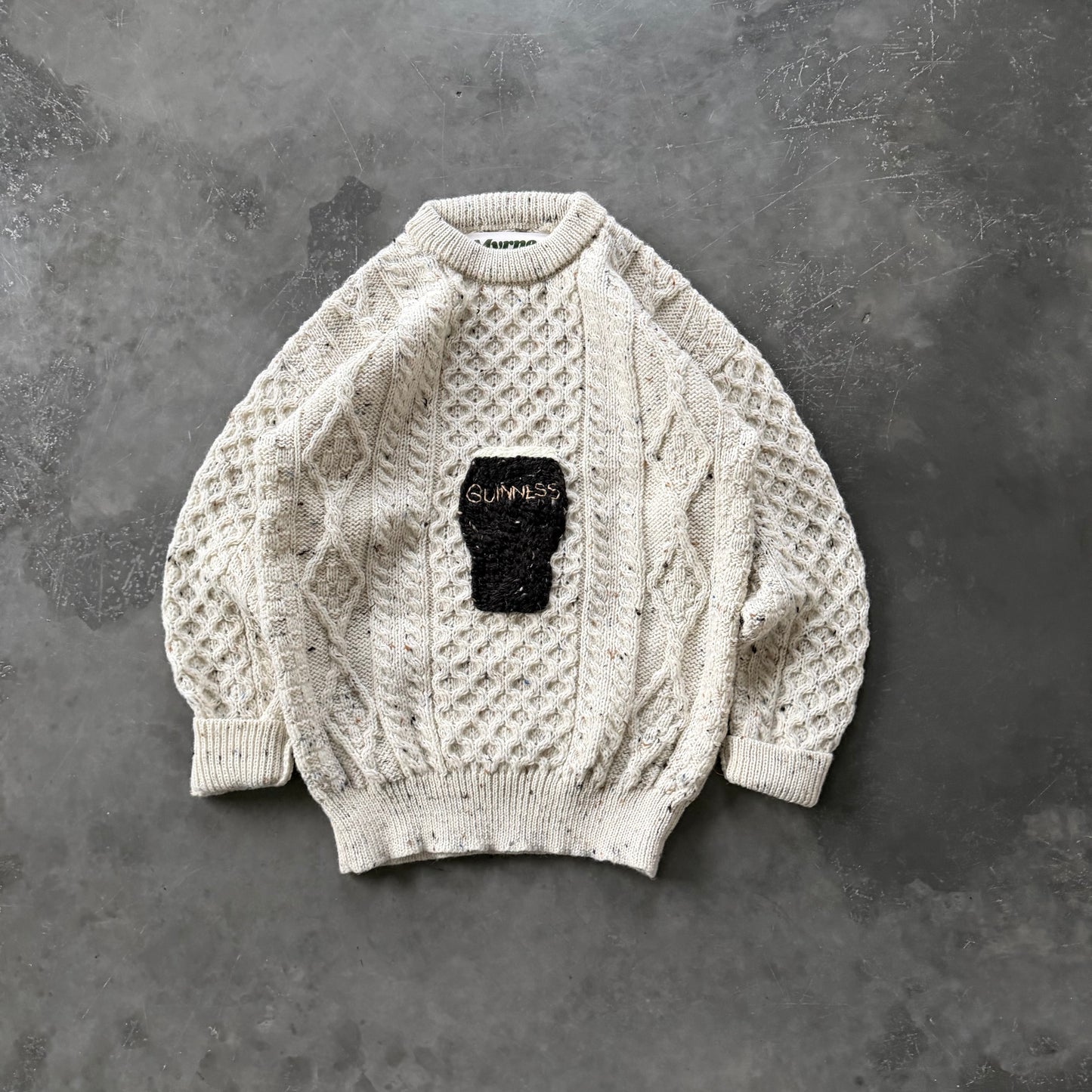 4. Embroidered Pint Geansaí Size Small