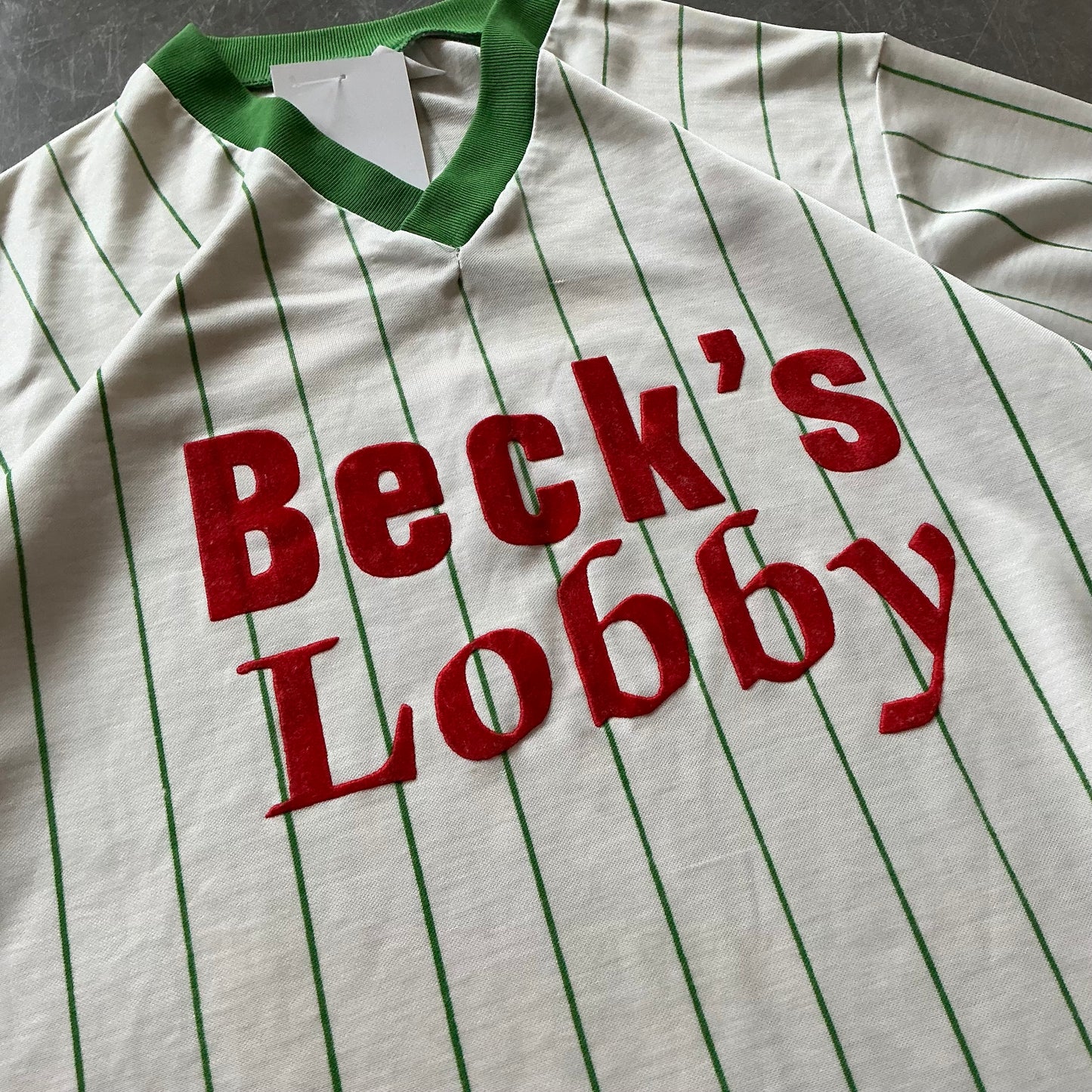 Vintage Becks Jersey Size Large