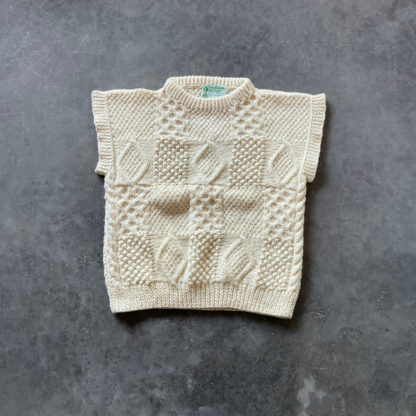 70’s Vintage Aran Donegal Knit Size M