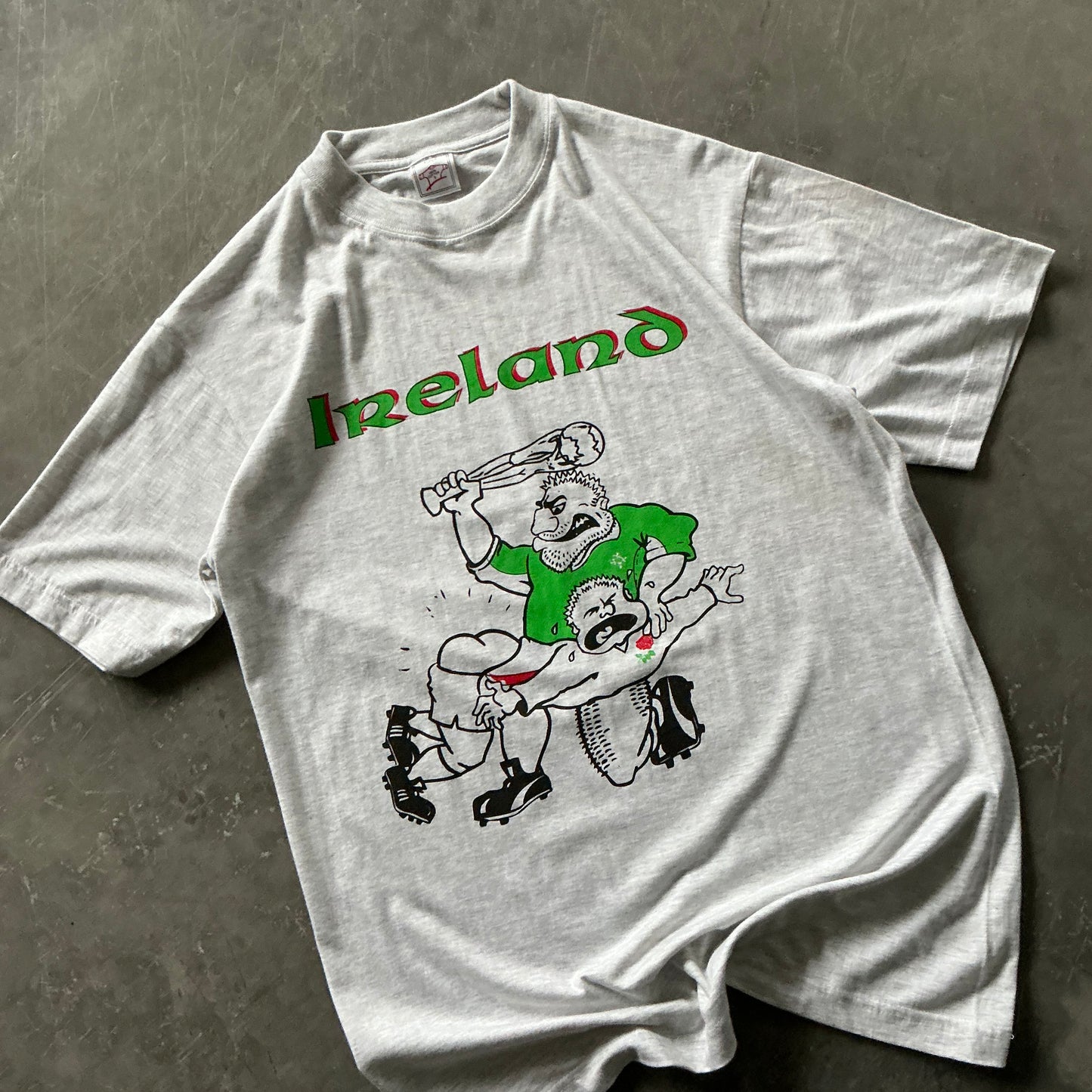 Vintage Ireland V England Rugby Tee Size S