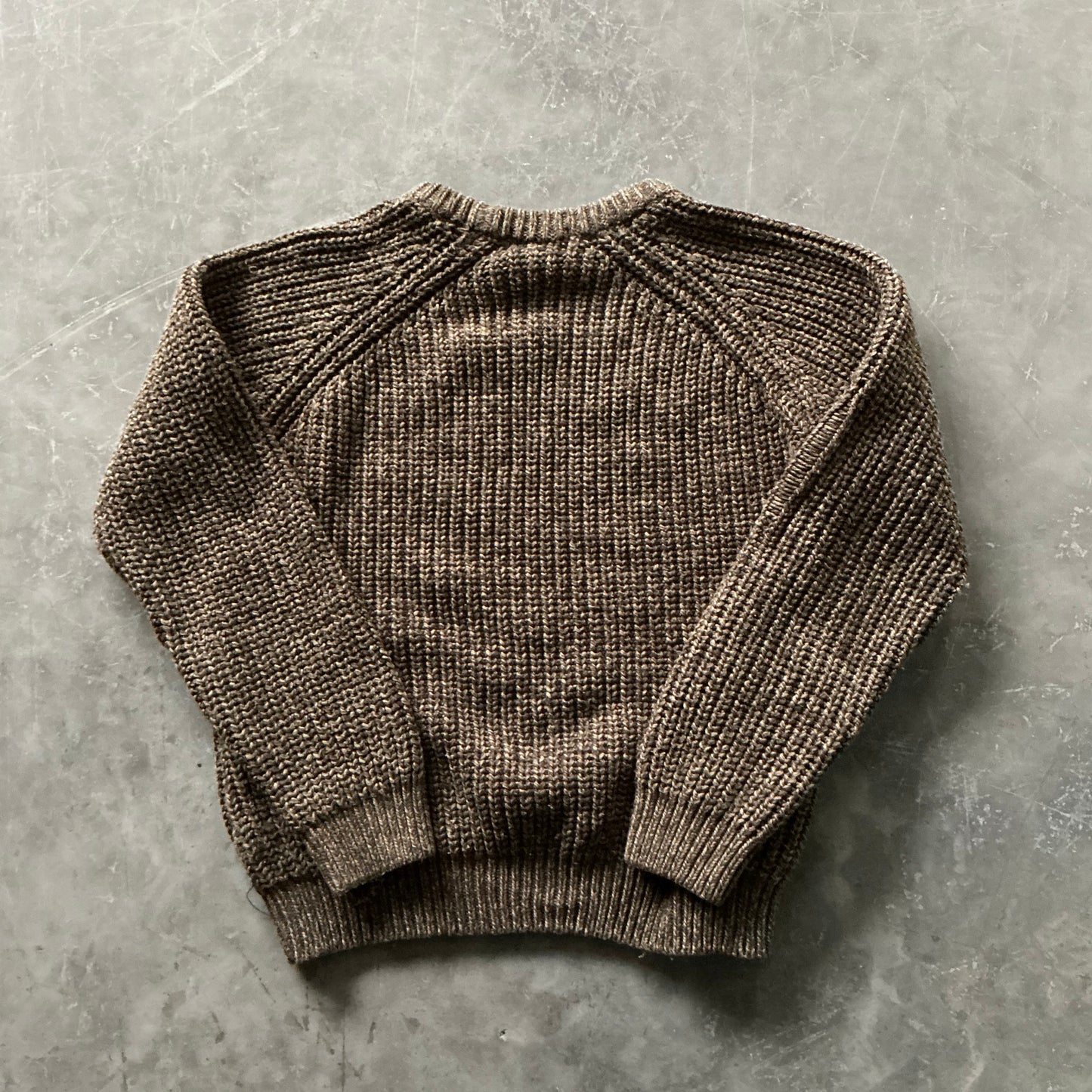 Vintage Brown Knit Sweater Size Small