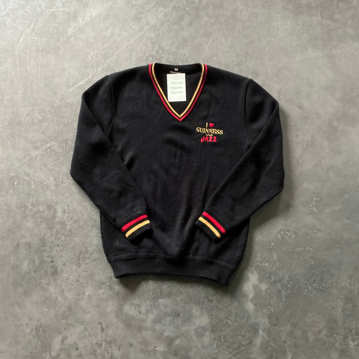 Vintage Guinness Jazz Fest Knit Size XS
