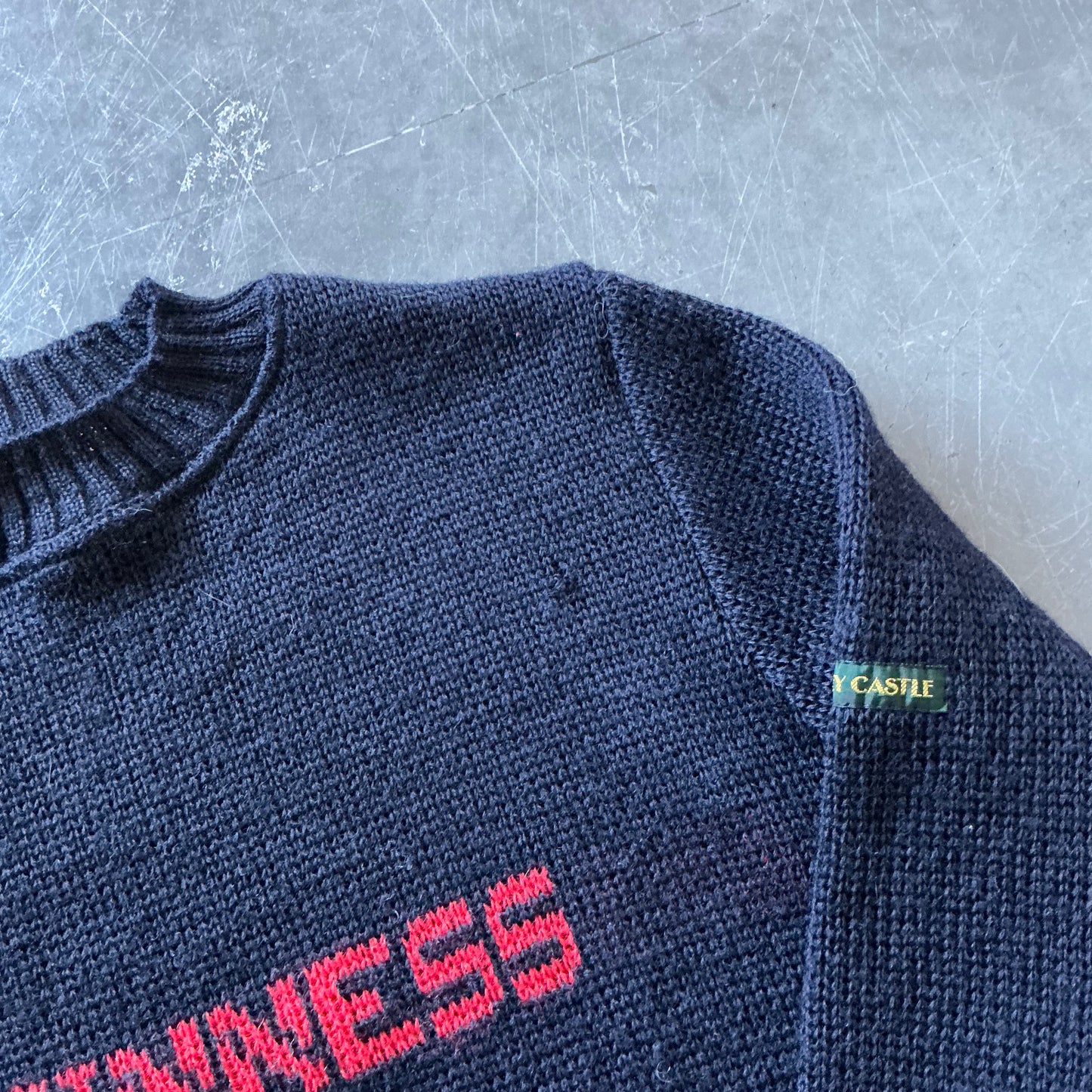1980's Vintage Guinness Geansaí Size XS/S