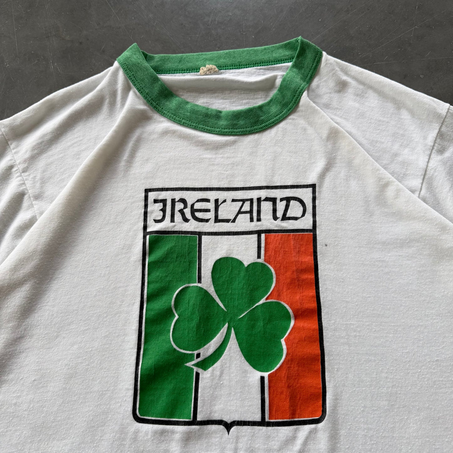 80’s Vintage Ireland Ringer Tee Size Medium