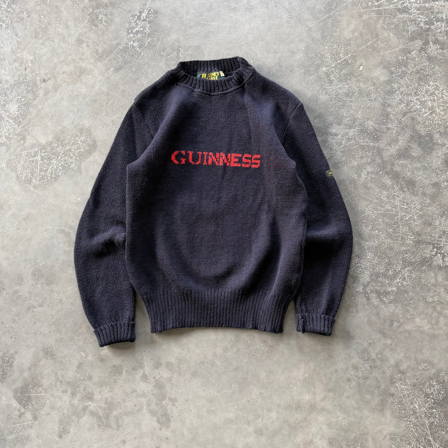 80's Vintage Guinness Wool Sweater Size S