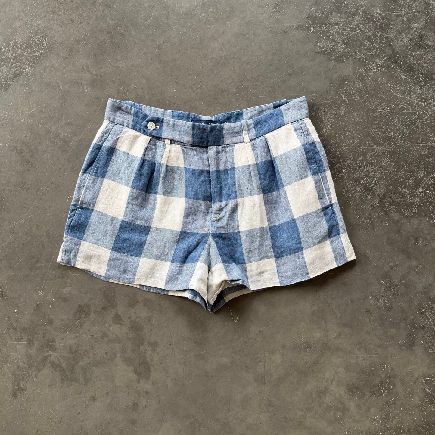 90’s Ralph Lauren Linen Shorts UK 8