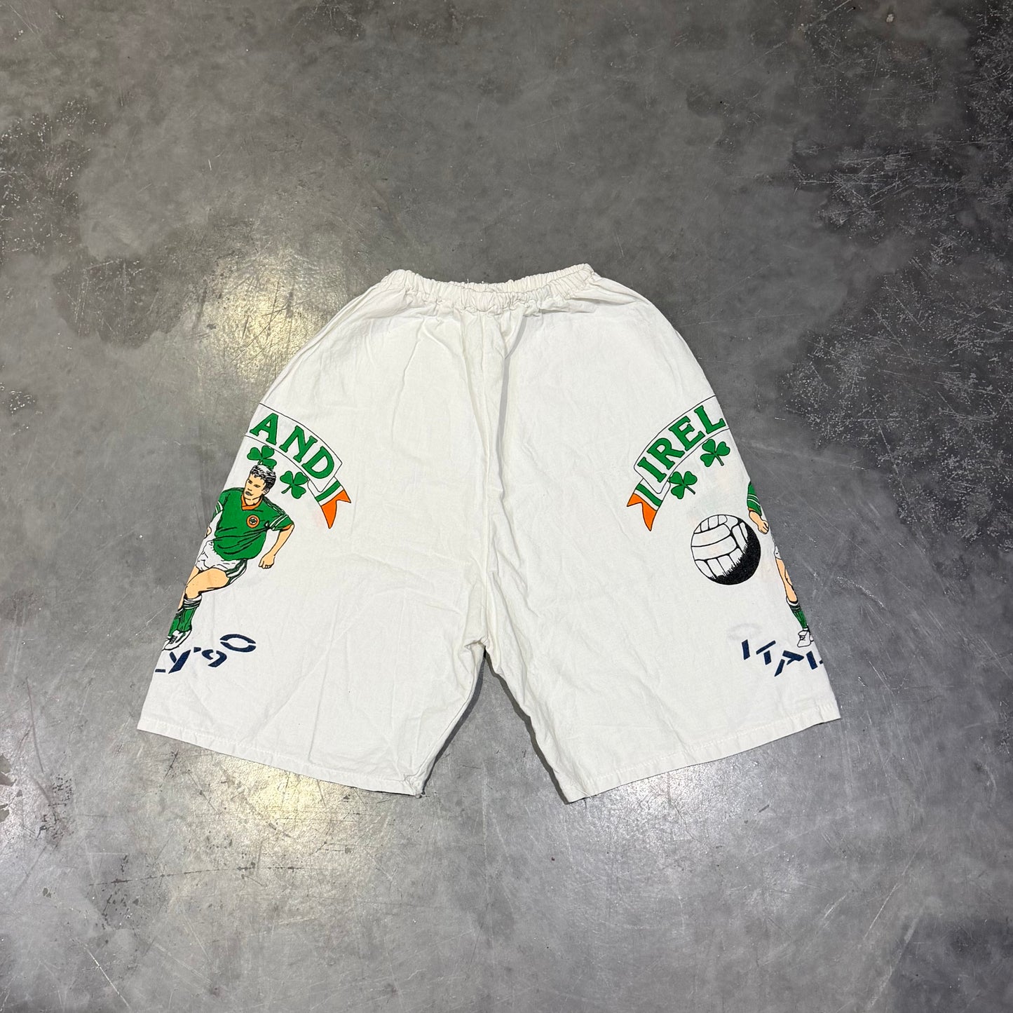 Italia 90' Ireland Kids Shorts Age 10