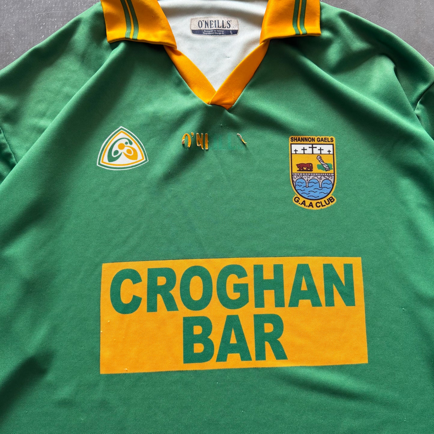 Vintage O'Neills Shannon Gaels Jersey Size Large