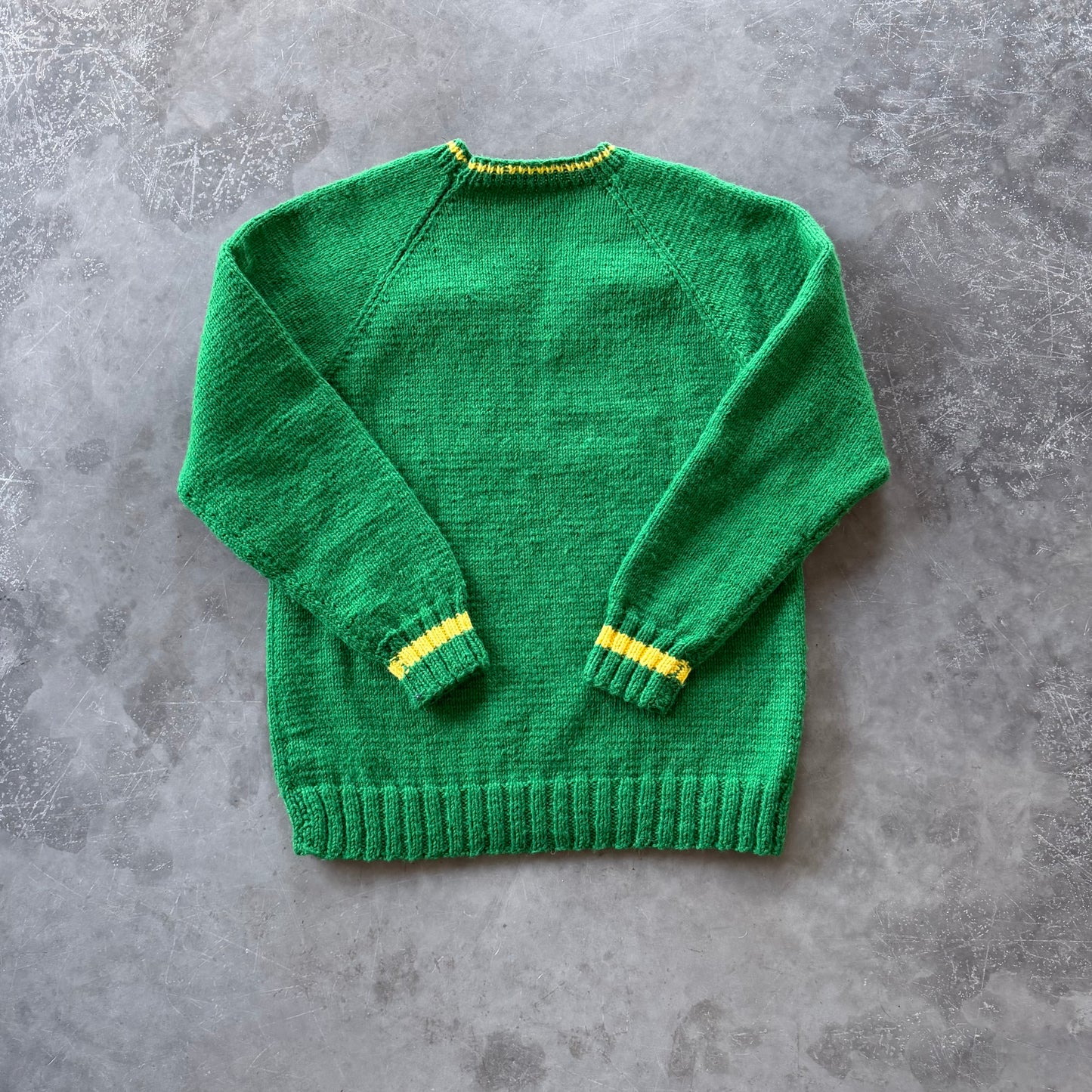 1980's One of One Ireland Hand Knitted Sweater Size L