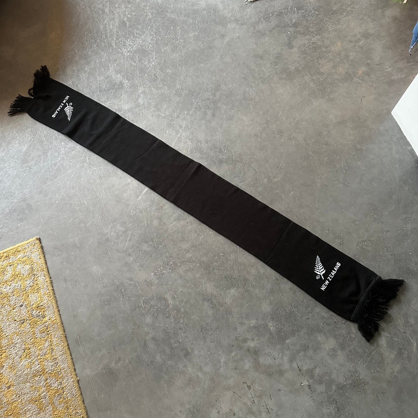 Vintage All Blacks Scarf