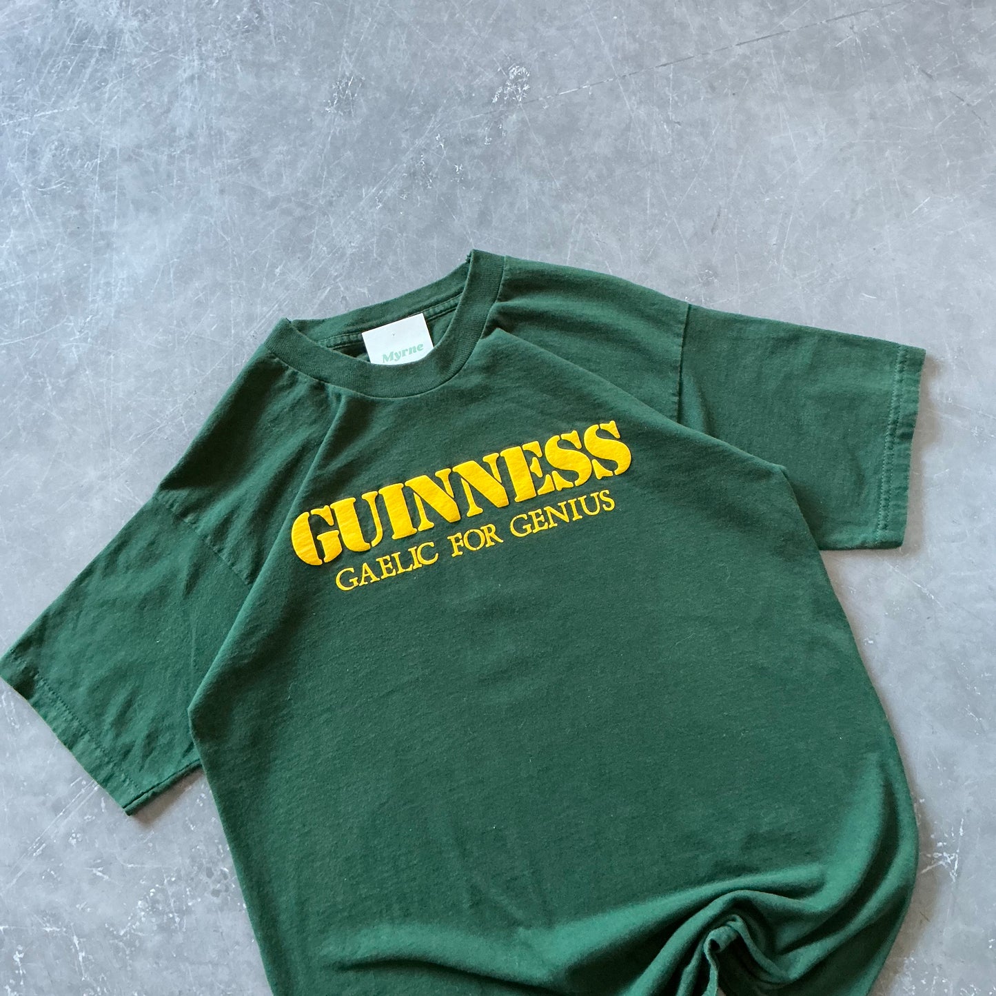 90's Guinness Gaelic Tee Size Small