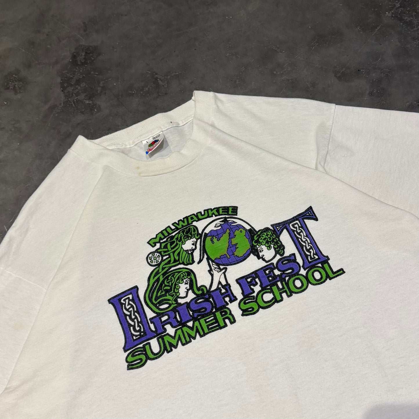 Vintage Milwaukee Irish Fest Tee Size L