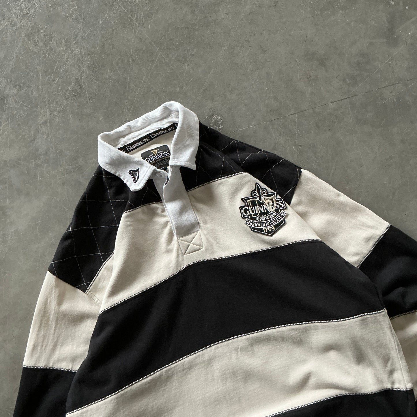Vintage Guinness Rugby Shirt Size L