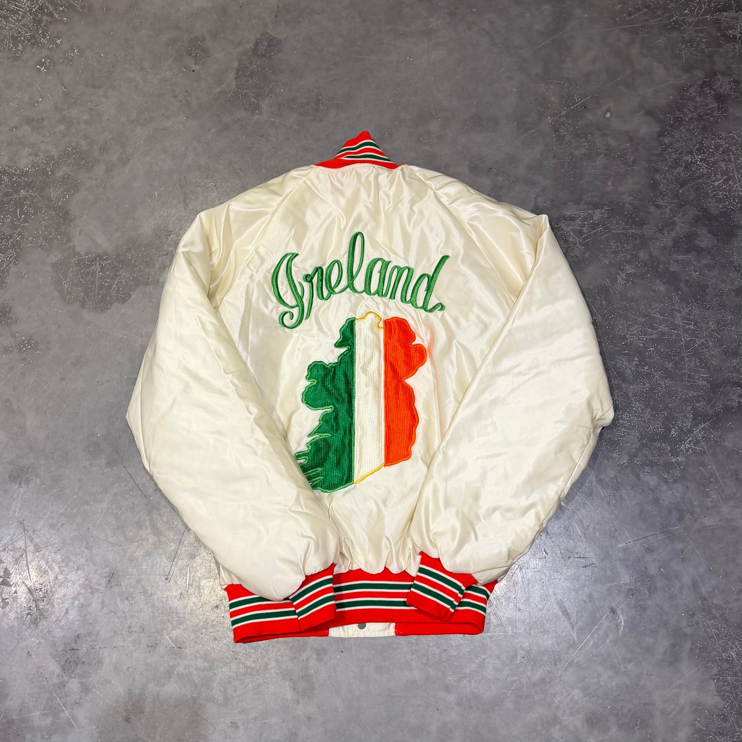 90’s Rare Vintage Ireland Varsity Jacket Size Small