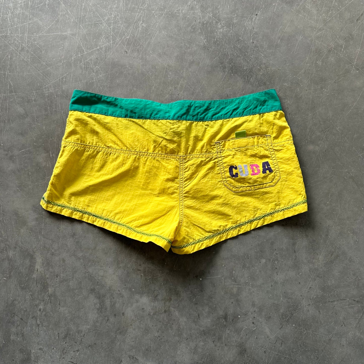 Y2K Vintage Cuba Shorts UK 8/10