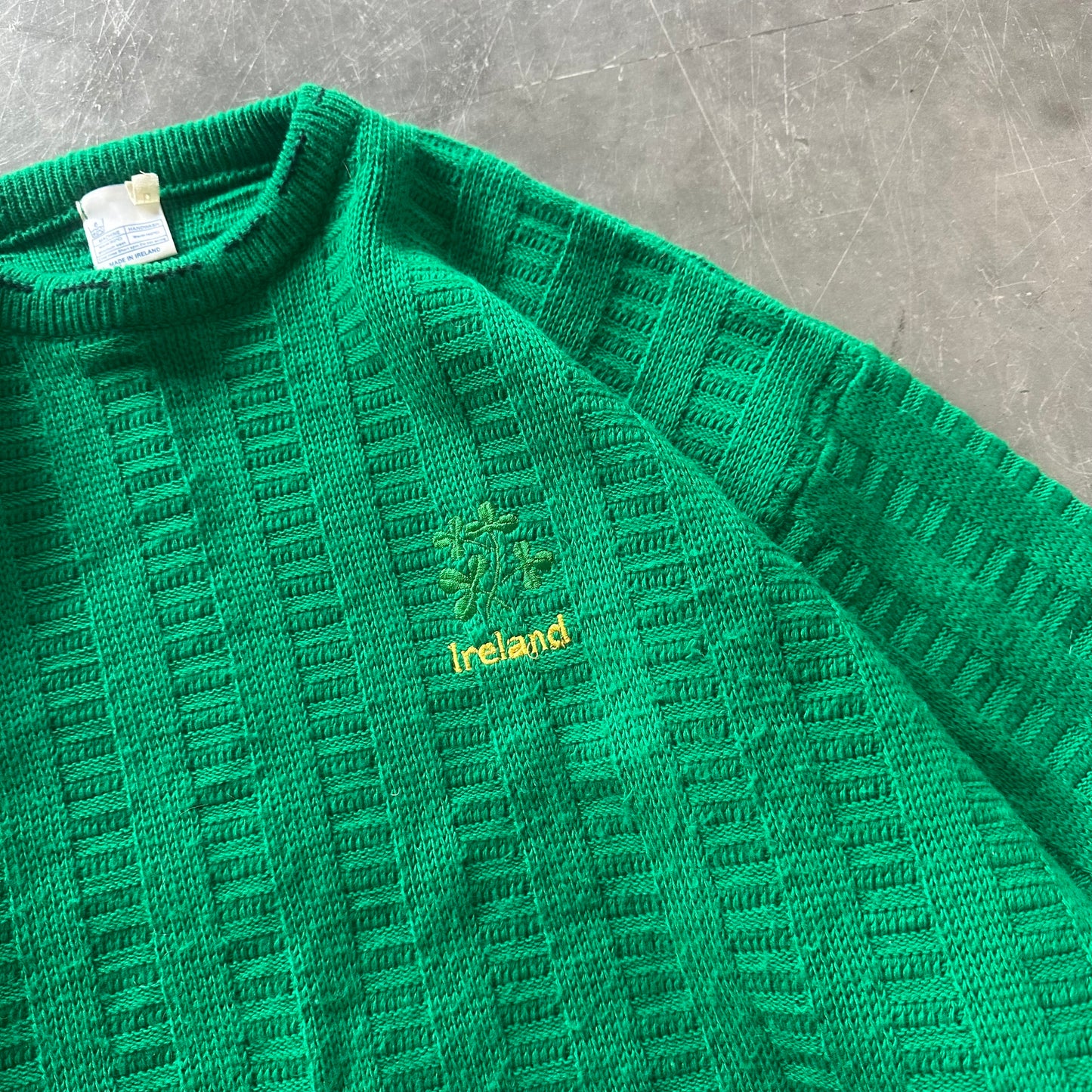 Vintage Ireland Sweater Size Medium