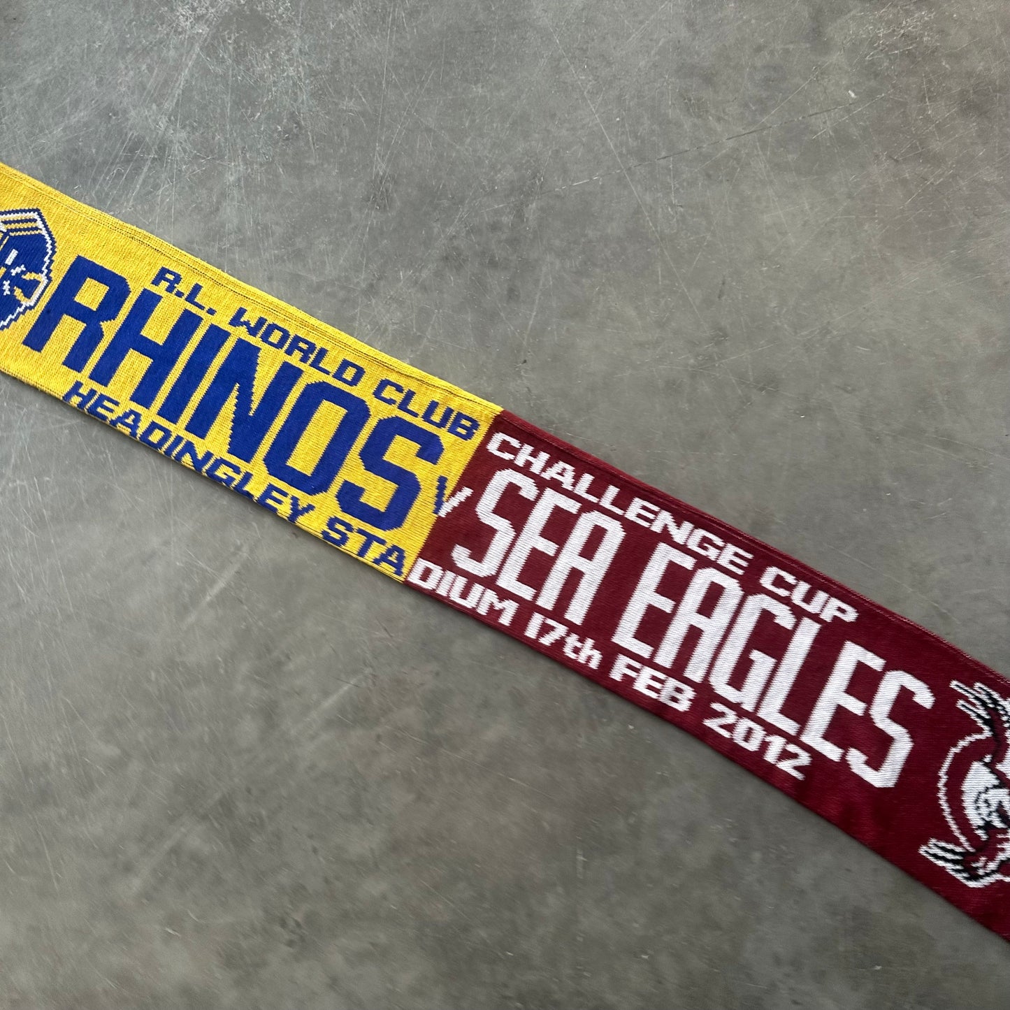 Half & Half Rugby Scarf