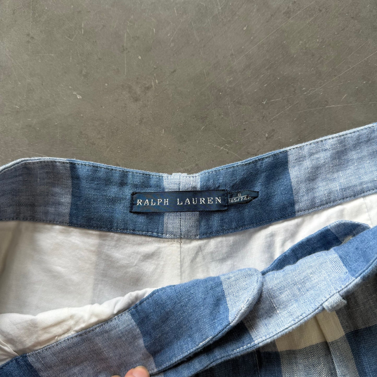 90’s Ralph Lauren Linen Shorts UK 8