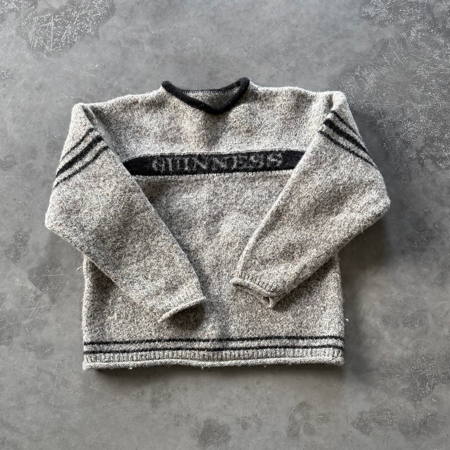 80's Carraig Donn Guinness Geansaí Size XS/S WMNS