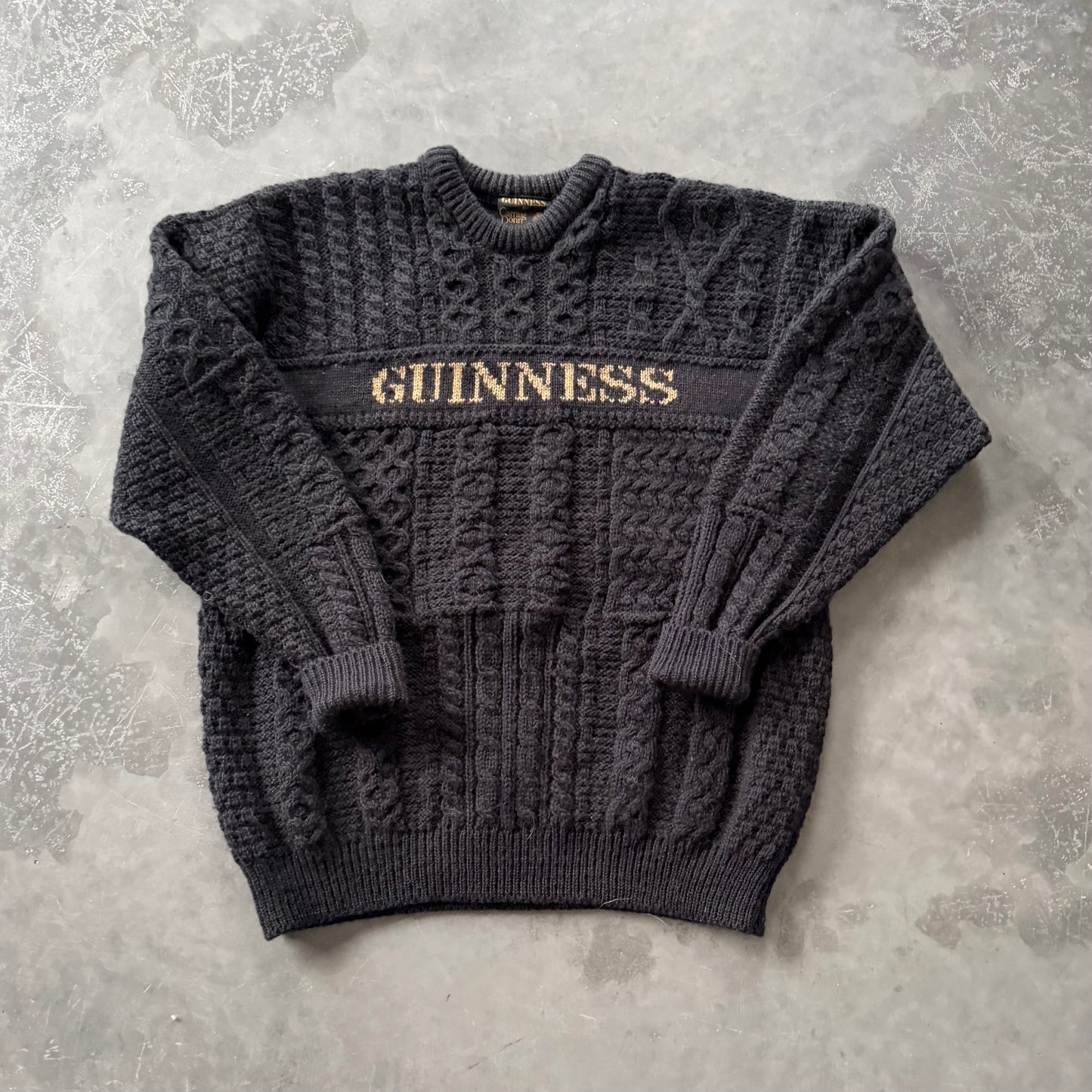 1980’s Rare Guinness Carraig Donn Geansaí Size L/XL