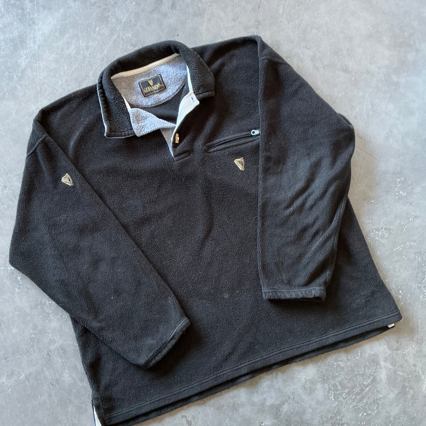 Vintage Guinness Fleece Size XL