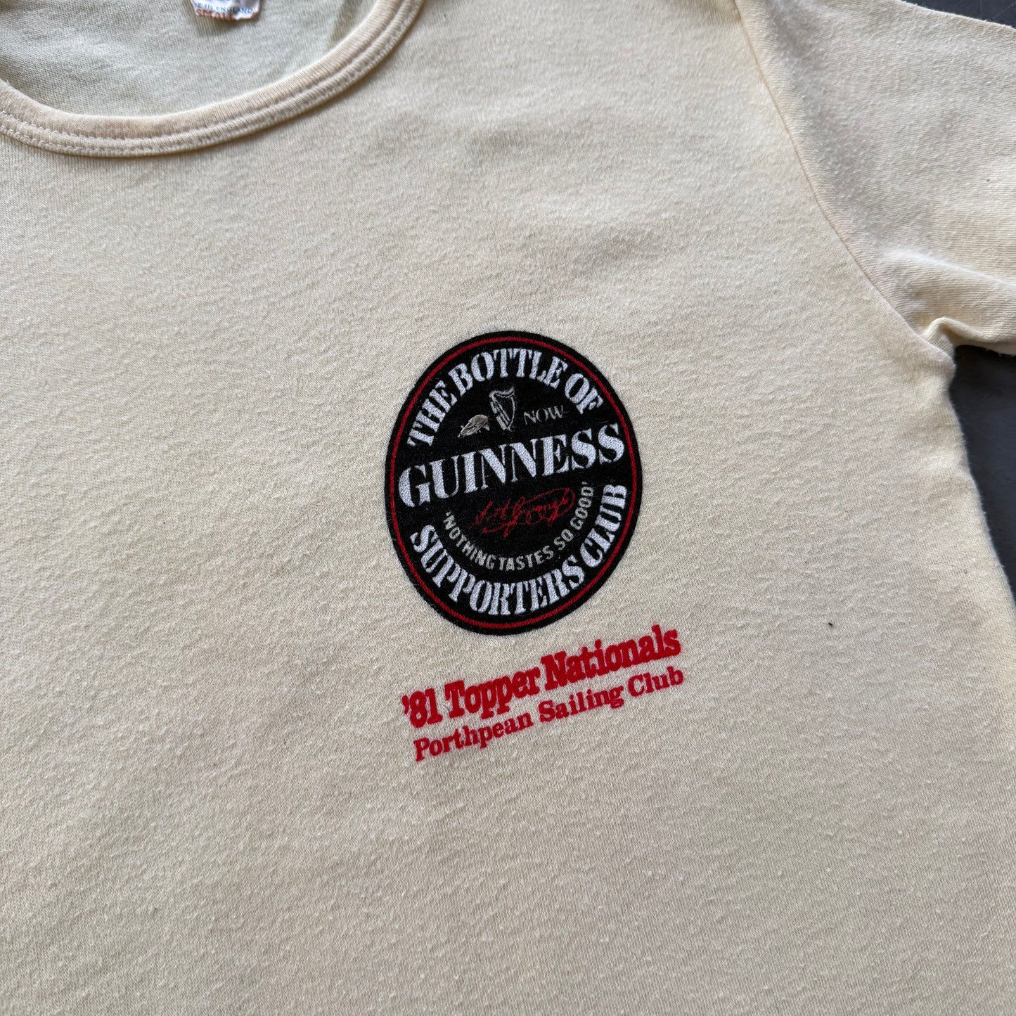 1980's Rare Vintage Guinness Tee Size XS/S