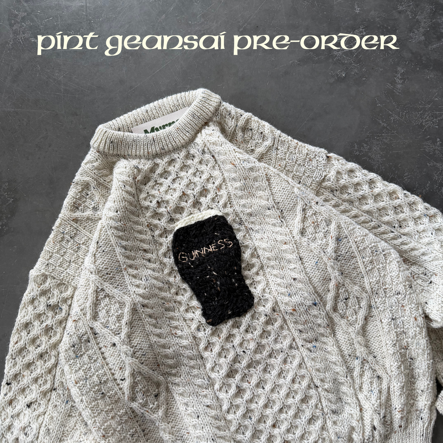 Pint Geansaí Limited PRE ORDER (SPECKLED)