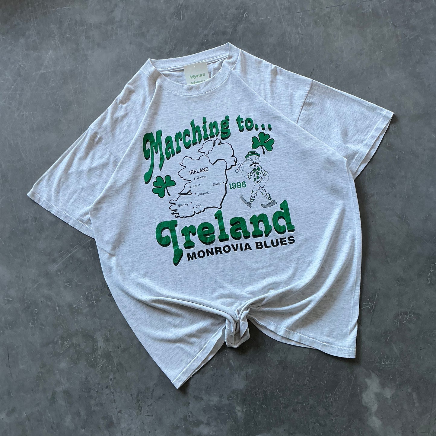 1996 Marching To Ireland Tee Size XL