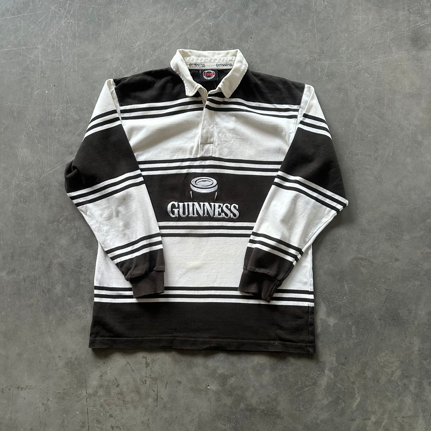 Vintage Guinness Rugby Shirt Size M