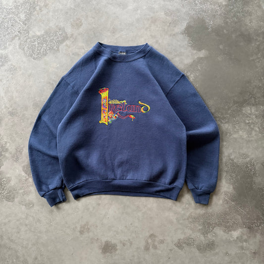 90's Vintage Ireland Sweatshirt Size Small WMNS