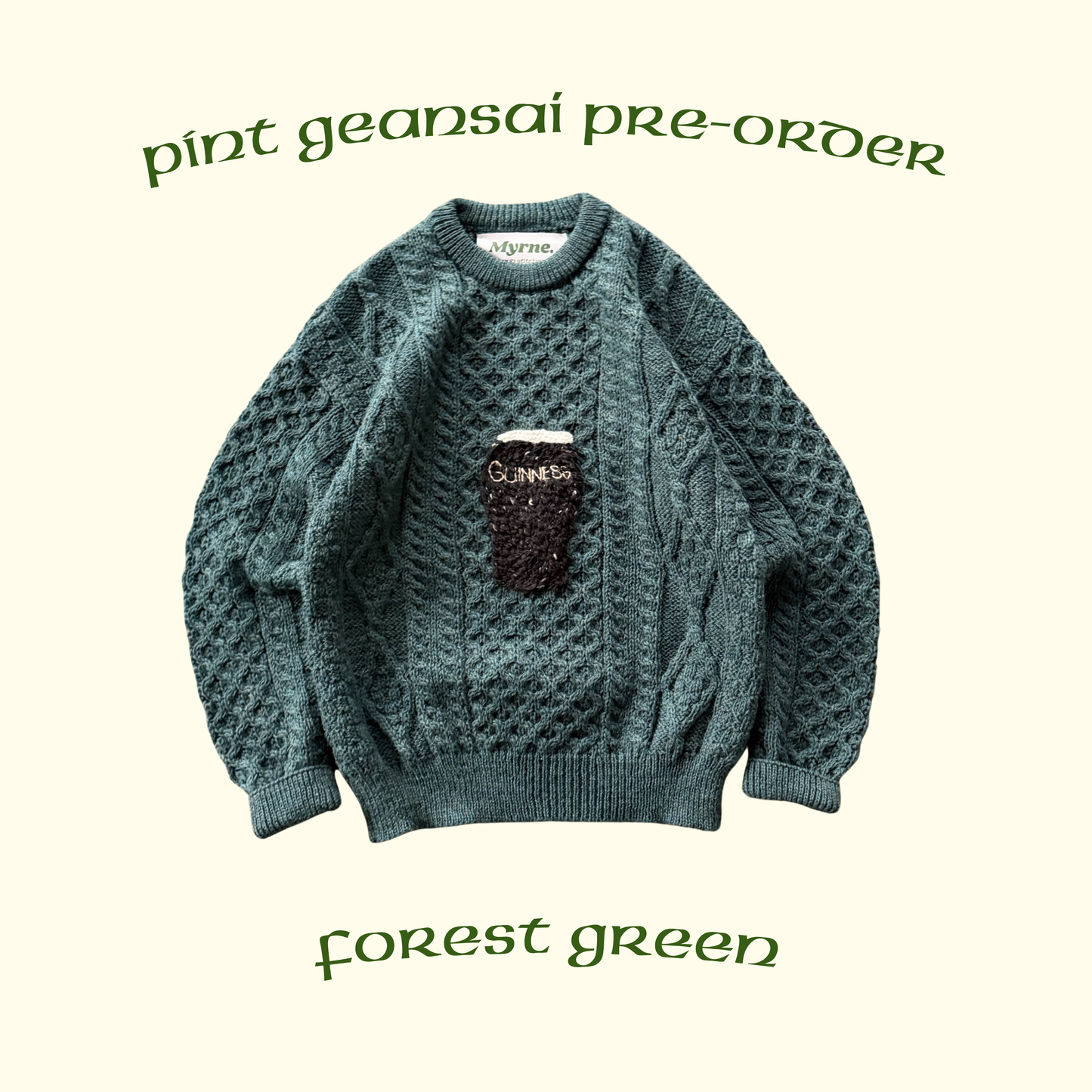 PINT GEANSAÍ *PRE-ORDER*- FOREST GREEN
