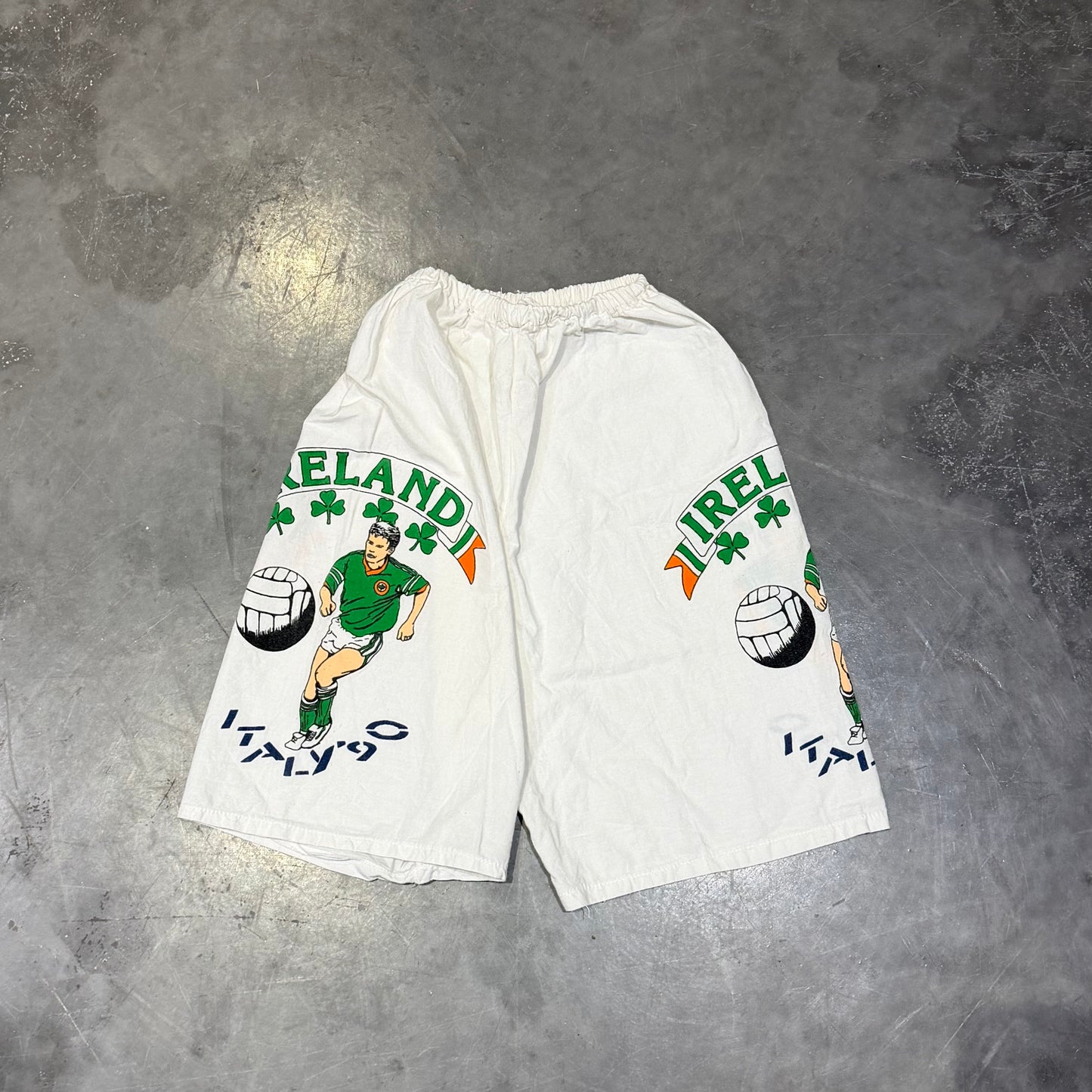 Italia 90' Ireland Kids Shorts Age 10