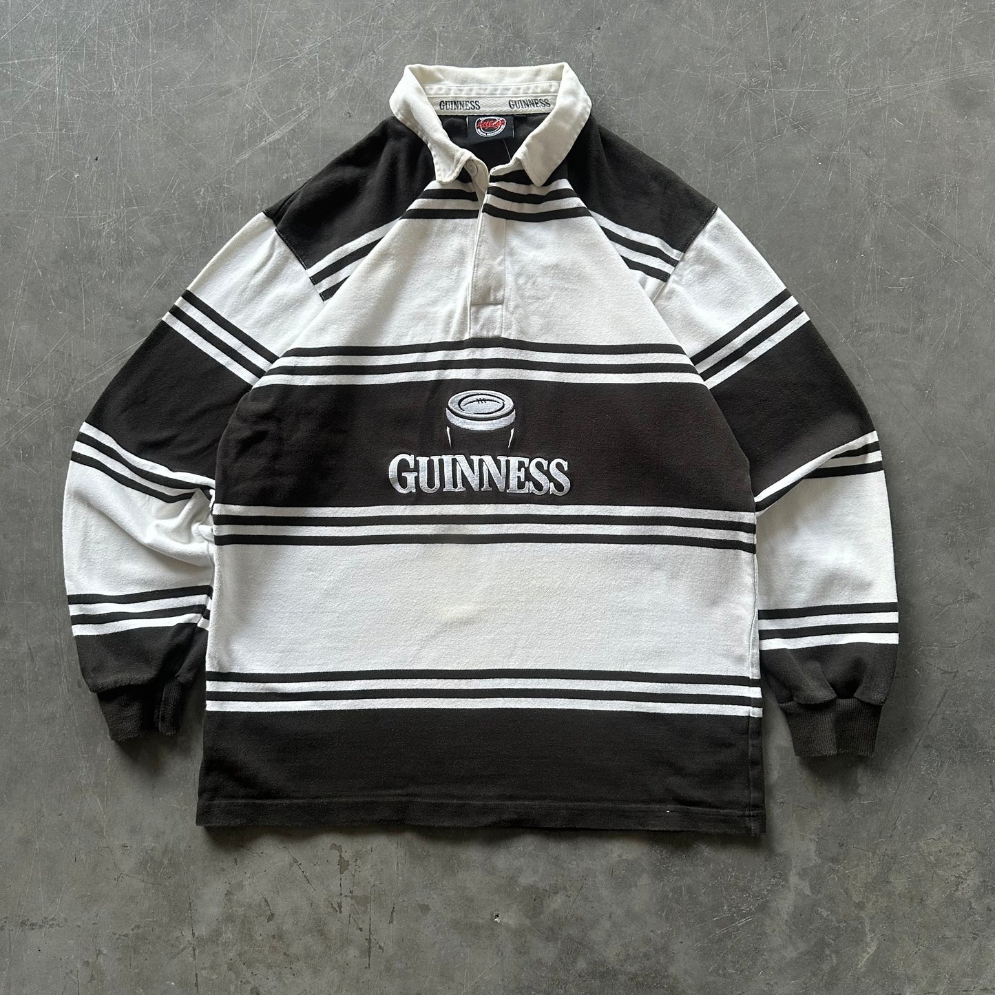 Vintage Guinness Rugby Shirt Size M