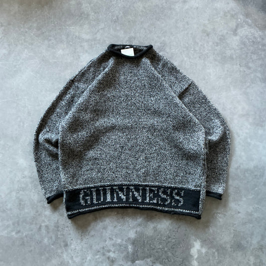 Rare 90's Guinness Wool Geansaí Size 2XL