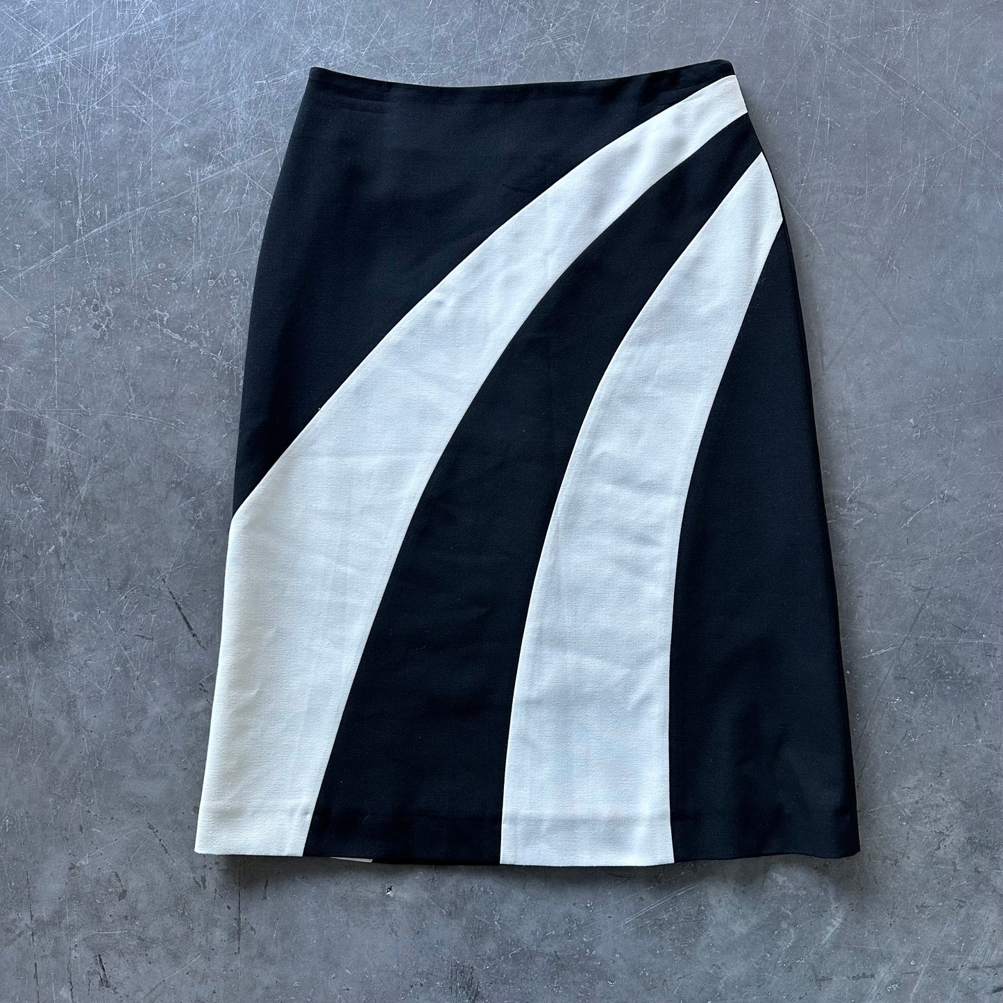 90's Vintage Stripe Skirt UK 8