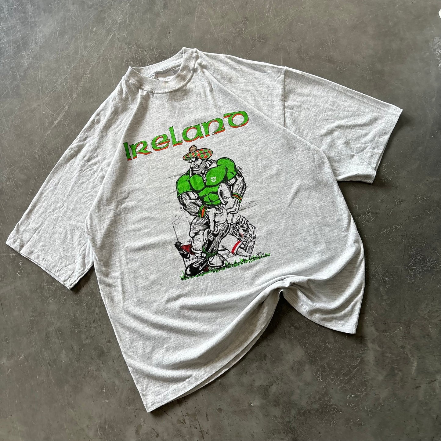 Vintage Ireland V England Rugby Tee Size XL