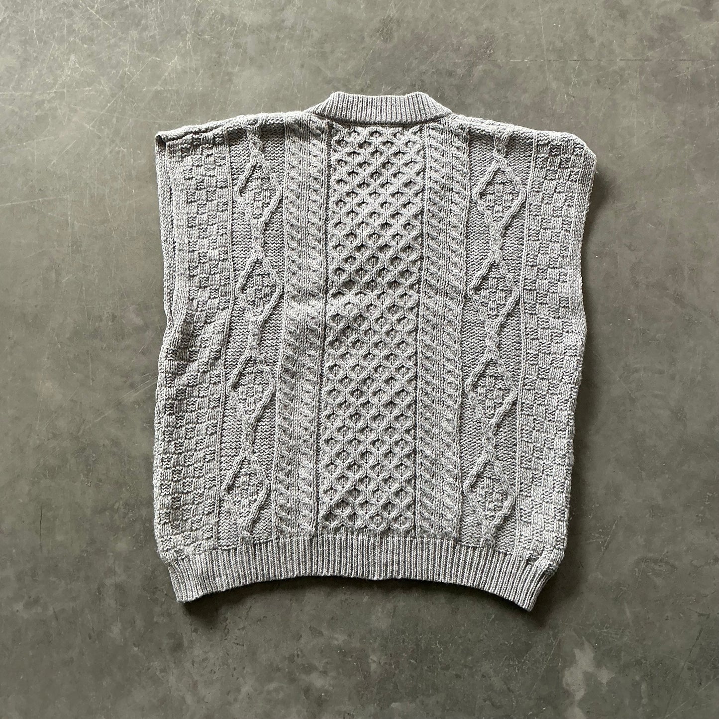 Vintage Aran Sweatervest Size XL