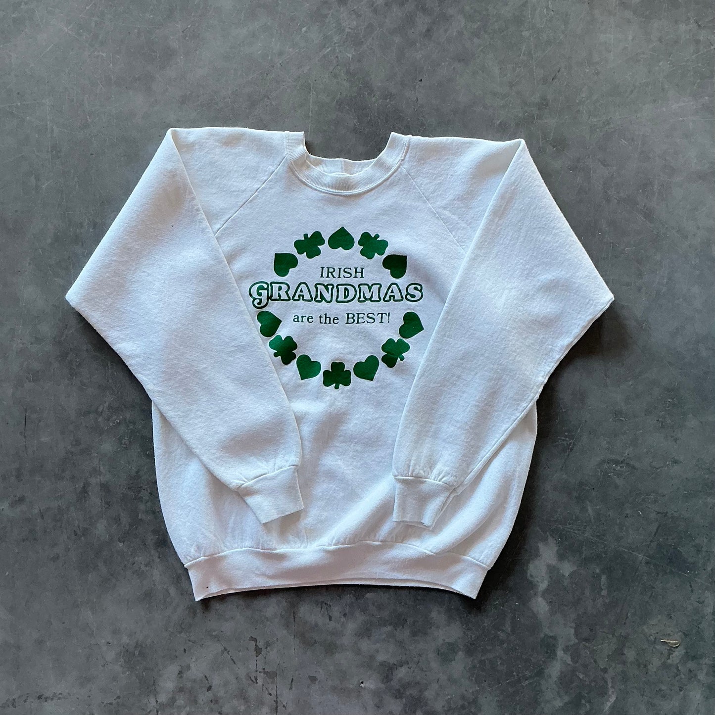 90's Irish Grandma Sweatshirt Size L