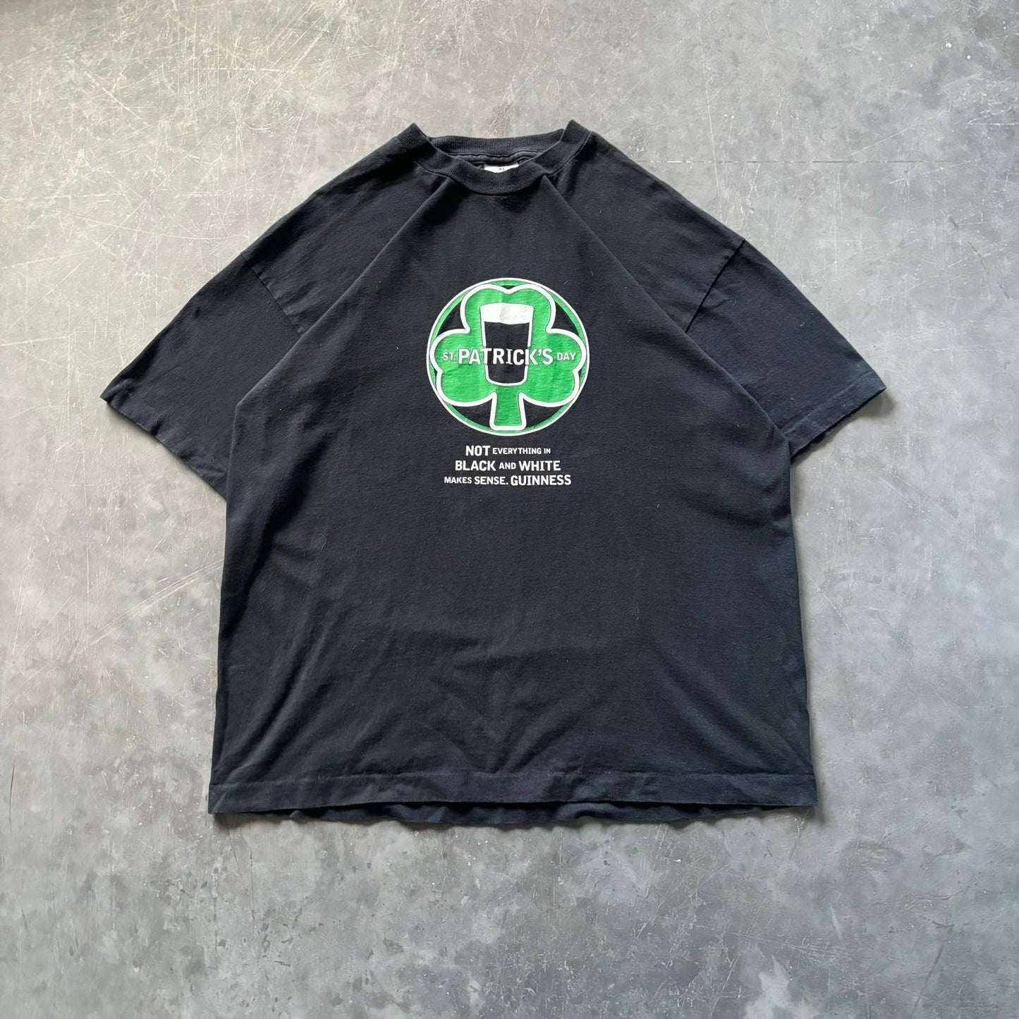 90's Guinness St Patricks Tee Size XL