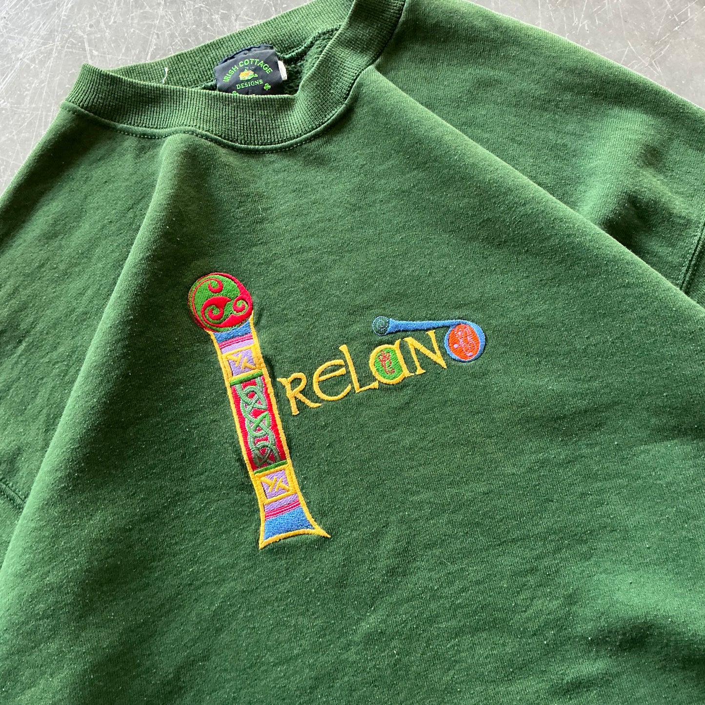 Vintage Ireland Sweatshirt Size XL