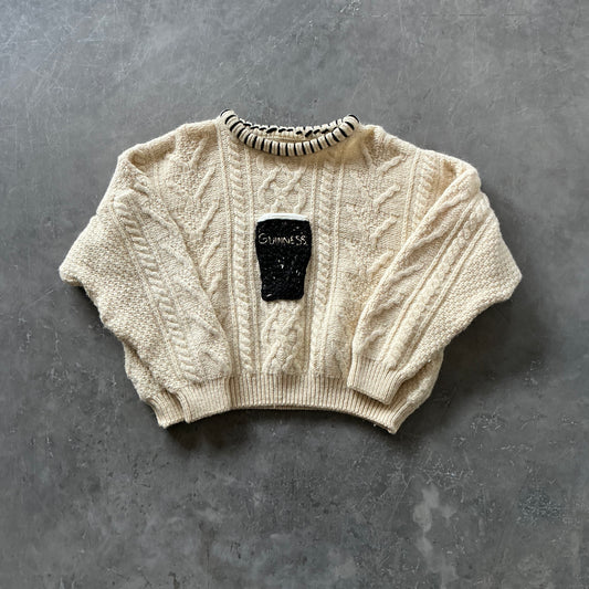 (14) Guinness Pint Geansaí WMNS CROPPED SMALL