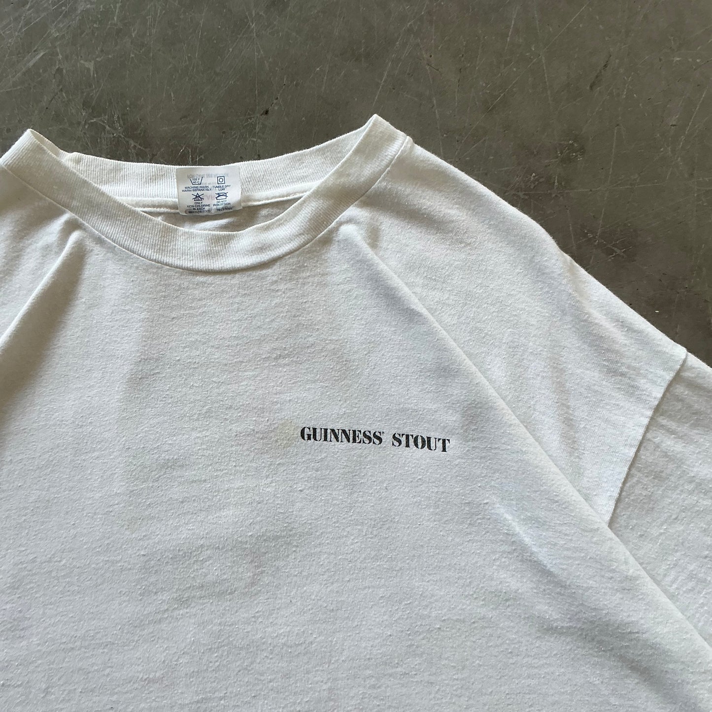 Rare Vintage Guinness Stout Tee Size Boxy L