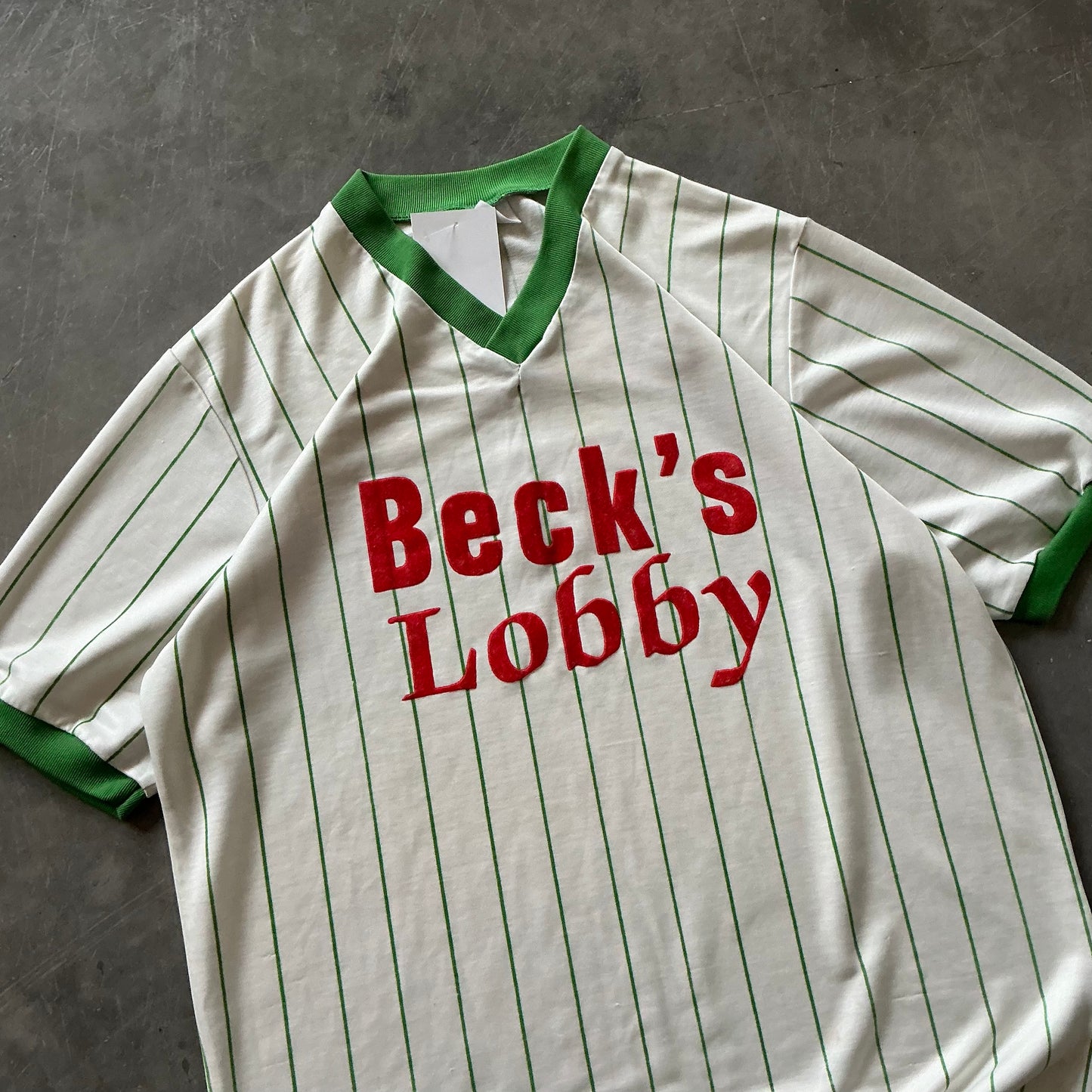 Vintage Becks Jersey Size Large