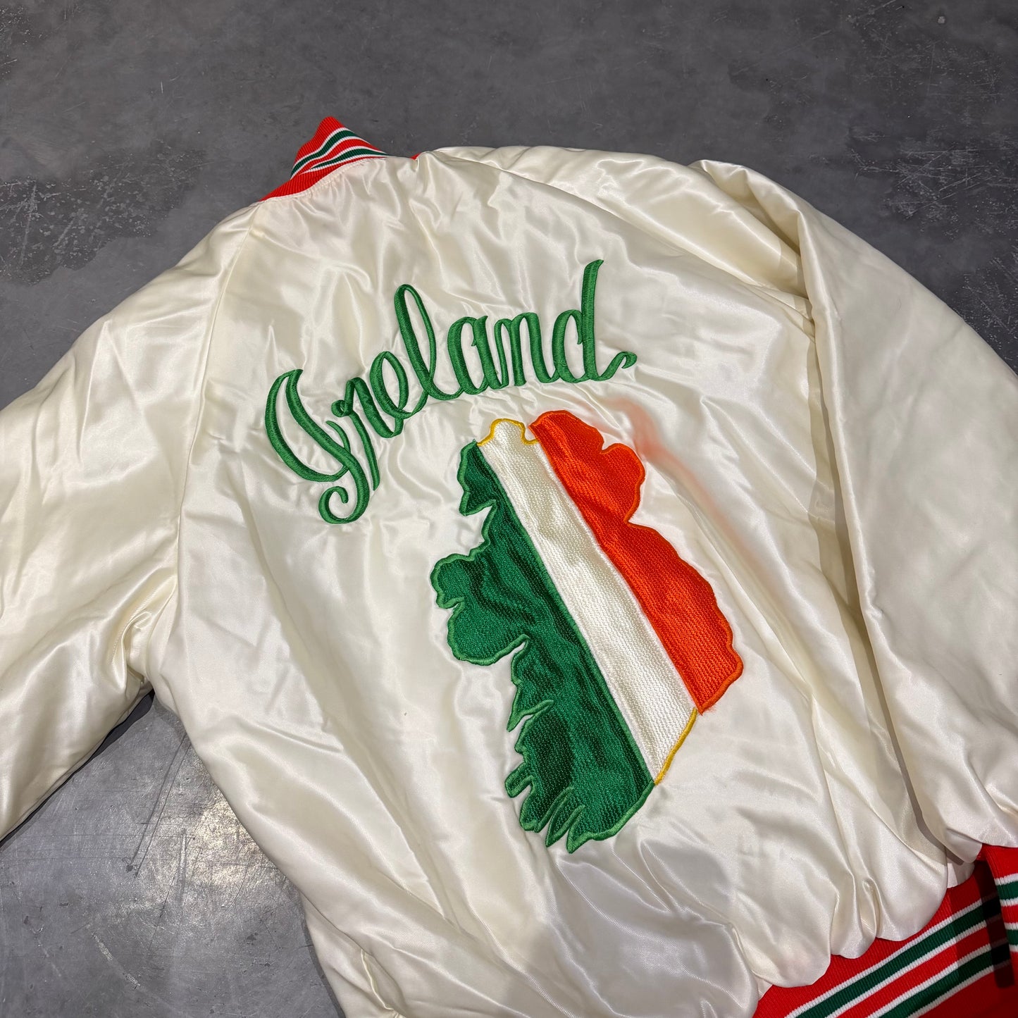 90’s Rare Vintage Ireland Varsity Jacket Size Small